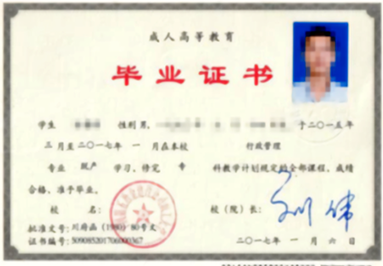 The permanent undergraduate diploma of xuexin.com